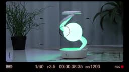 Creative Table Lamp, Rotating Floating Lamp, 15W Wireless Charger, Mobile Phone Wireless Charger, RGB Atmosphere Night Light