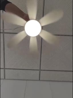 E27 with Remote LED 30W 40W Ceiling Fan Light Dimming Function Suitable for Living Room Study and Home Use 85-265V