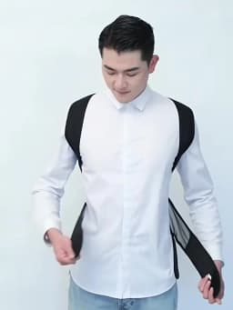 1pc 2026 One-Piece Back Brace, Unisex, Shoulder Brace, Adjustable Full Back Support, Suitable for Upper and Lower Back.