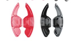 Shift Paddle For SEAT Leon ST 5F FR Cupra Ateca Ibiza 6P Arona Tarraco Carbon Fiber Car Steering Wheel Extension Shifter Sticker