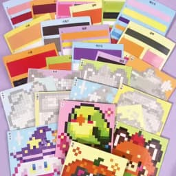 24 Sheets/Bag Cute Animal Themed Pixel Collage Stickers Mini Stress Relief Decals for DIY Scrapbook Guitar Phone Case Notebook