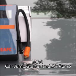 4 in1 Car Jump Starter Air Pump Power Bank Lighting Portable Air Compressor Cars Battery Starters Starting Auto Tyre Inflator