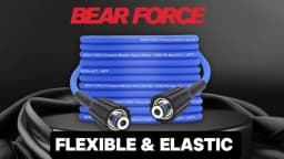 15M Super Flexible Pressure Washer Hose 3200 PSI Kink Resistant Power Washer Hose 1/4 in.CarWash Extension Hose M22-pin 14/15