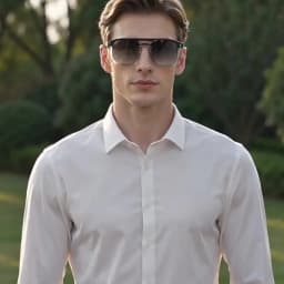 HBK Retro Men's Pilot Sunglasses Flat Top Double Bridge Design Gradient Sunglasses Women's Outdoor Travel Summer Glasses