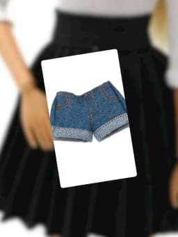 Outfits Clothes Top Pant Skirt For 30 Cm Princess Doll Clothing For 1/6 BJD Dolls House Girl Gift Doll Accessories Black