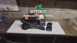 Batoca S2 4.0Ah Cordless Car Polisher Set Battery Wireless Car Polishing Machine Dual Action LCD Soft Start Polisher