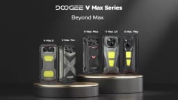 Global Version DOOGEE V Max Play 5G Projector Rugged Phone 6.78" 20500mAh Battery Dual Camping lights Dimensity 7300 NFC Phone