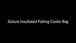 Goture Insulated Fish Cooler Bag Portable Large Monster Leakproof Fish Kill Saltwater Bag for Sea Outdoor Travel with Drain Plug