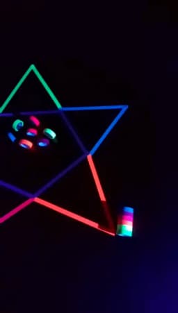 5Meter 6 Colors Neon Gaffer Cloth Tape Fluorescent Rainbow Color Party Non-Reflective Glow in The Dark Tape Under UV Black Light