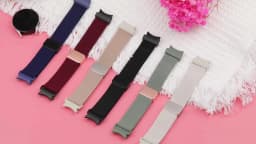 No Gaps Nylon Band For Samsung Galaxy Watch 6 strap magnetic 20mm bracelet Galaxy watch 6 4 classic 5 pro 47mm 43mm 44mm 40mm
