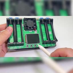 18650 Lithium Battery Capacity Tester Module MAh MWh Digital Battery Power Detector Module 18650 Battery Tester Type-C