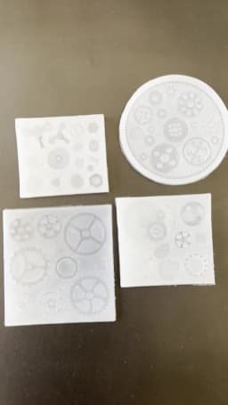 Steampunk Gear Silicone Molds Clockwork Cog Mold Gearwheel Mold Flexible UV Epoxy Resin Mould Pendants Jewelry Making Supplies