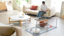 180cm Clear Acrylic Dog Playpen with Whelping Pad Indoor Pet Exercise Pen Puppy Enclosure for Cats and Dogs
