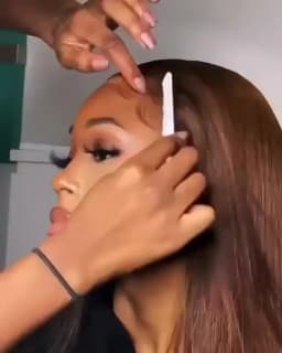 #4 Color Straight Human Hair Bundles With Frontal Chocolate Brown 13x4 Lace Frontal With Bundles 3 Bundles Hair Extensions Weave