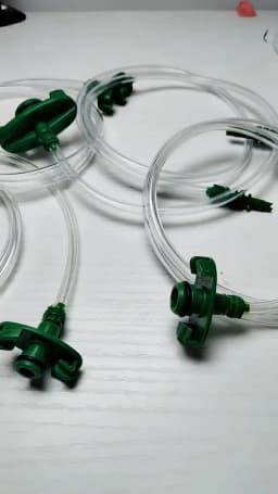 3cc 5cc 10cc 30cc/55CC Air Tube Tip Dispenser Syringe Barrel Needle Tip US Style Valve Connection Adapter