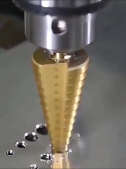 5-35MM HSS Titanium Core Step Drill Tool Spiral Grooved Drill 13 Steps Multiple Hole Cone Drill Bits Wood Cutter Cone Fast Drill