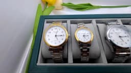Wlisth Quartz Watch Qigital Luminous Elderly Watch Double Calendar Lovers Foreign Trade Watch