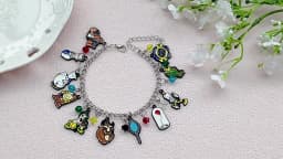 Wholesale Bulk Beauty and the Beast Inspired Pendant Bracelets, Charm Jewelry for Women Girls Party Cosplay Daily Gift