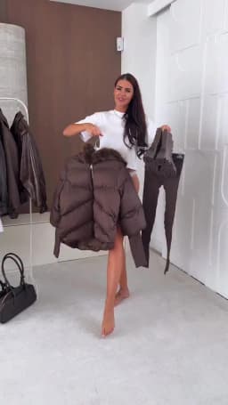 Women's Jackets Coat Hooded Fur Patchwork New Outwear Knitted Cuffs Zipper Female Fashion Elegant Solid Short Coat For Ladies