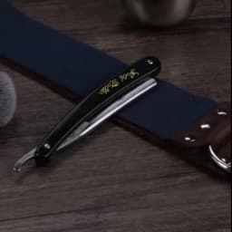 1PC 2023 Pro Gold Dollar 66 Shave Knife 66 Straight Edge Barber Razor Folding Hair Shaving Men Shaving Barber Tool G0915