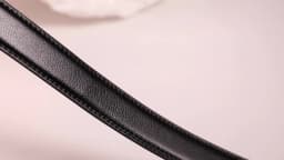110-130 cm Luxury Men's Automatic Buckle Only With Body Belt Body Belt Leather Belt Without Buckle Cowhide Belt Black Men's Jean
