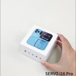SERVO I16 PRO Mini Flip Mobile Phone Magic Voice Blacklist Speed Dial Vibration FM Radio Small Foldable Cellphones 2 SIM Standby