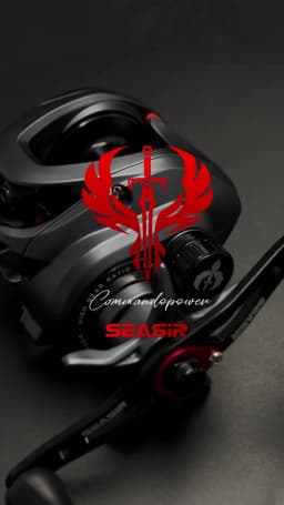 Seasir Commando Power Baitcaster Reel High Speed Gear Ratio 7.1:1 Drag 9kg New Generation Drag Clicker Fresh Saltwater Fishing