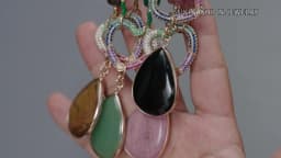 Luxury Natural Quartz Heart Zircon Spring Lock Pendant Necklaces Crystal Healing Lariat Necklace Jewelry Dropshipping