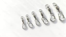 JIGGING PRO Stainless Steel Ball Bearing Swivel Quick Snap Fishing Accessories Professional Fishing Tackle