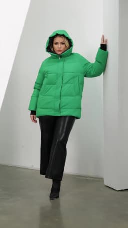 Astrid Women's Jacket Winter 2023 Plus Size Women Parka Contrast Warm Down Jackets Hooded Quilted Cotton Coat Female Clothing