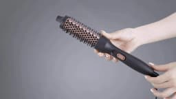 Curling Thermal Brush Double PTC Heated Curling Iron Brush Anti-Scald Round Brush 32mm Hair Curler Hot Volumizing Brush Styler