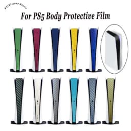 Protective Film For PS5 Disk Edition Carbon Fiber Skin Sticker Decal Cover For PS5 Console Center Skin Sticker