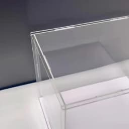 1pc Transparent Self-Assembled Acrylic Display Box Dustproof Storage Display Cabinet, Suitable for Car Models/Toys/Collectibles