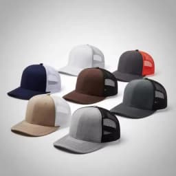 Hot Sale Unisex Cap Slight Curved Brim Style Trucker Hat Men & Women Casual Outdoor Breathable Summer Cap