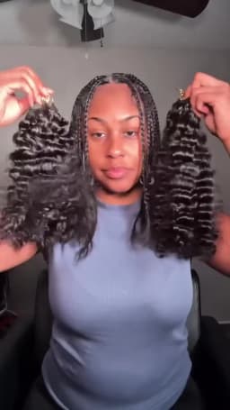 Miracle Knots Deep Curly Feather Crochet 100% Human Hair Invisible Knots Pre Looped Feathered Crochet Human Hair Pre Braided 1B Natural Colored Boho Braids Deep Wave Hair Weave Bundles Remy Human Hair Extensions Free Shipping