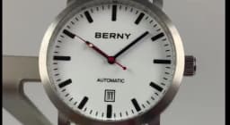 BERNY Watch for Men Mechanical Automatic Watches Luxury Brand Male Clock Water Resistant Men's Wristwatch