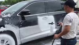 Car Cleaning Foam Gun 1/4 Quick Connector Adjustable 1L High Pressure Soap Foamer Foam Lance Car Washer