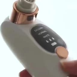 USB Charging Blackhead Cleaning and Beauty Device - Portable Facial Pore Cleaner with 5 Probes for Gentle and Safe Cleaning