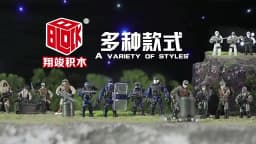 World War Army Military Soldiers Special Forces Model Assemble Building Blocks Bricks Detailed Education Model DIY Birthday Toys