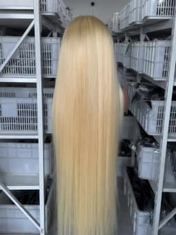 38 40 Inches 360 Lace Frontal Wigs Bone Straight Pre Plucked Transparent Lace Frontal Wig 13x4 13x6 Honey Blonde 613 Lace Front Human Hair Wigs For Women 220 250 Density Free Shipping