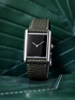 CILOA 2025 New Men's Square Leather Strap Elegant Light Luxury Business Casual Waterproof Quartz Watch