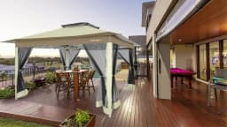 3x3M Waterproof Stable Folding Pavilion,Pop-up Garden Pavilion with 4 sidewalls Mosquito Net,Party tent,Double roof For Garden