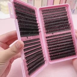 10 Rows Sunflower False Eyelashes Black Natural Manga Lashes Anime Eyelashes Large Capacity Eyelashes Extension Chinese Makeup