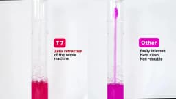 Dental High Speed Handpiece T7 Zero Retraction 4 Water Spray Push Button 2/4 Holes Air Turbine Handpiece for Dental Clinic