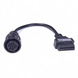A+ Quality 16pin Connector For SCANIA To OBD2 16pin OBD Extension Cable For SCANIA Truck 16 Pin OBD2 Connector Compatible