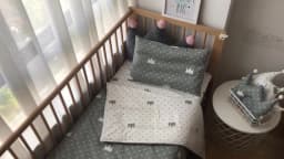 3 Pcs Baby Crib Bedding Set Cotton Bed Linens Boy Girl Cot kit Include Pillowcase Sheet Duvet Cover Children Room Decoration