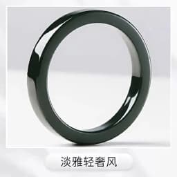 Natural 100% Real Hetian Jade Square Bracelet Blessing Peace Green Jade Men's And Women's Holiday Gifts