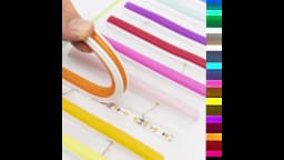 6mm 8mm 12mm S Bendable Separate Flexible Silicone Neon 3528SMD Led Strip 12V For LED Neon Sign Waterproof IP67
