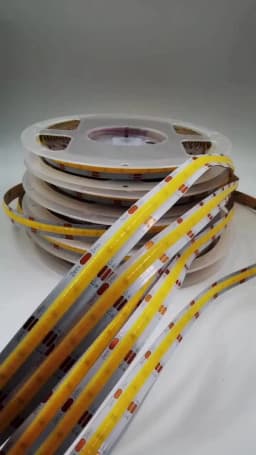 10M CCT COB LED Strip Light DC24V 608/624 Leds/m 2700K to 6500K Changeable Lighting High Density Flexible Dimmable FOB Led Tape
