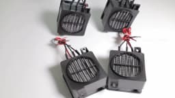 12V~220V 70W~400W PTC Heater Ceramic Constant Temperature Heater With Fan PTC Electric Heater Incubation Air Heating Element PTC